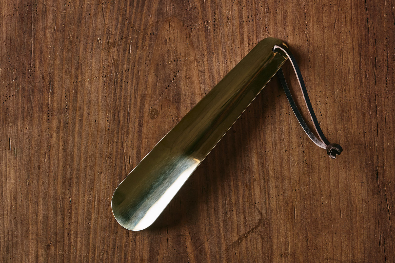 PICUS（ピクス）の真鍮の靴べら ミドル BRASS MIDDLE SHOE HORN A
