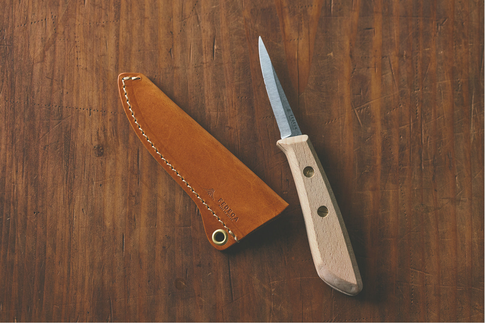 FEDECA（フェデカ）のIt's my knife キボリ用シース 革製さや