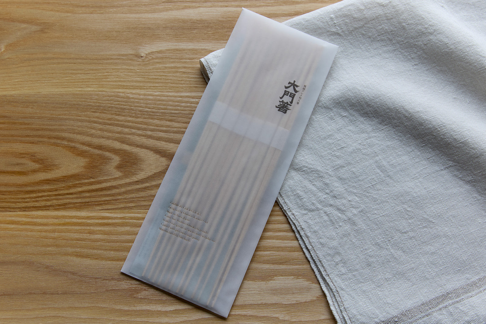 A4（エーヨン）の大門箸 吉野ヒノキの極細箸 6膳入り – いちじつ