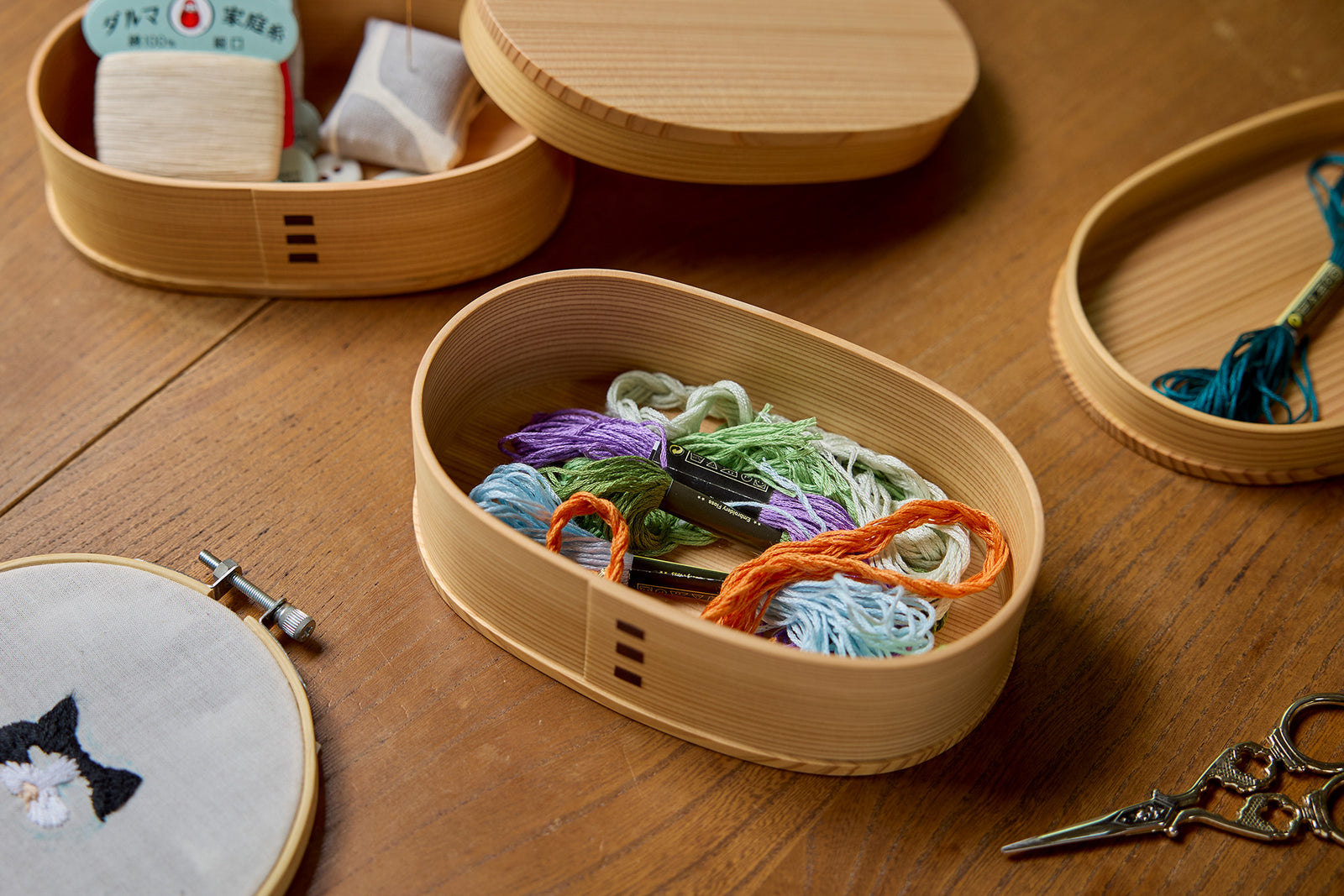 大館工芸社の曲げわっぱ 小判弁当 中 – いちじつ - ともに生きる、道具