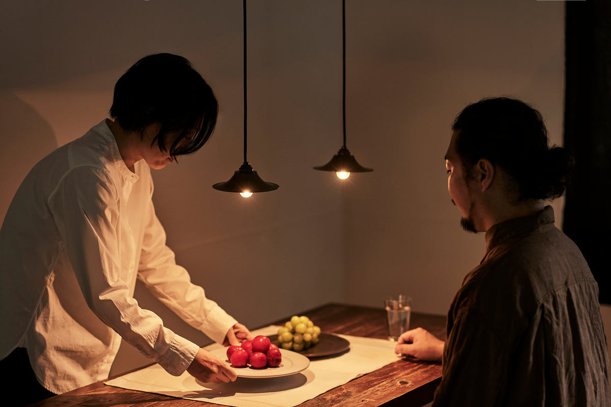 ♢SyuRo 黒染めペンダントライト♢職人の技　 インダストリアル SyuRo（シュロ）の黒染めペンダントライト – いちじつ - ともに生きる