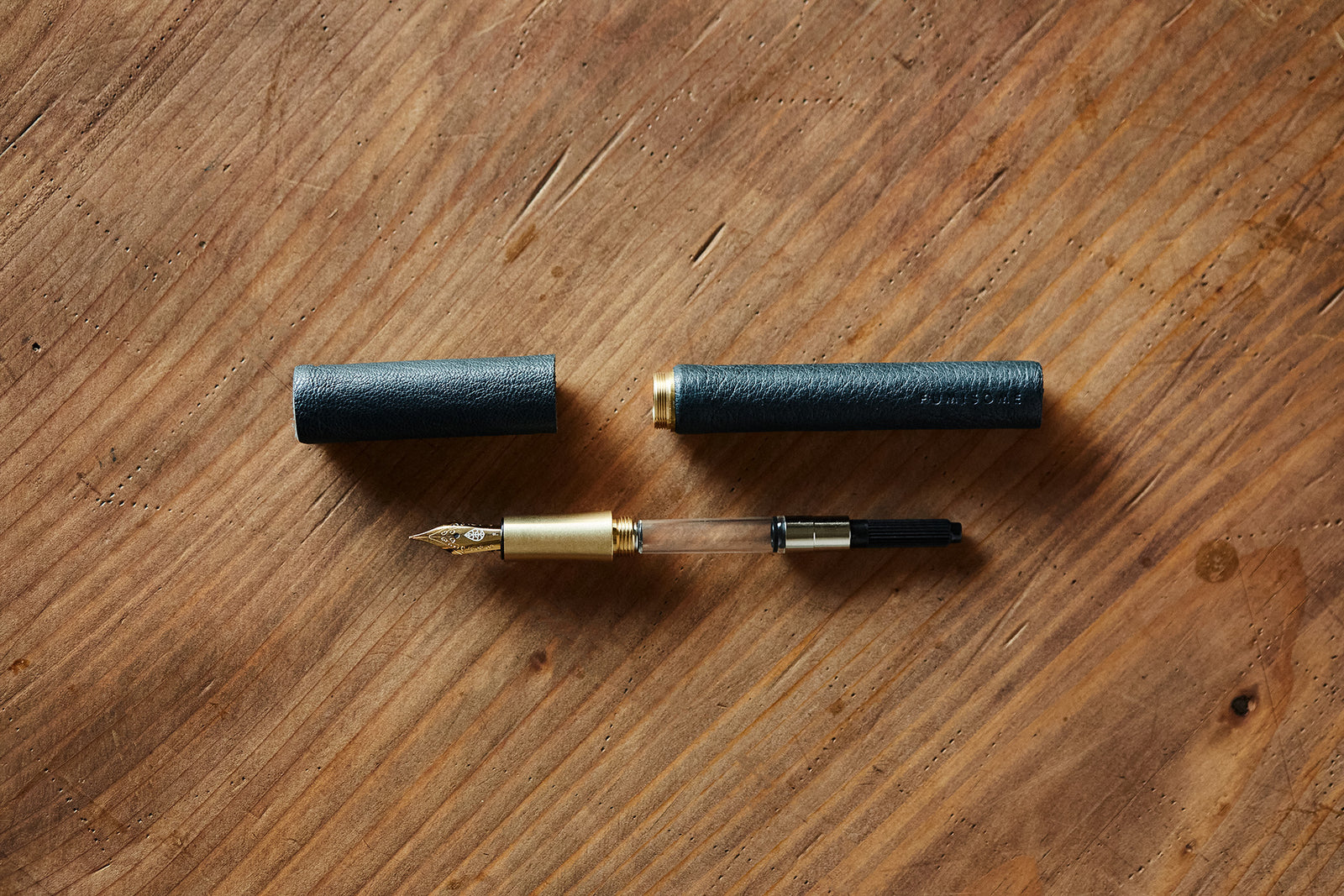 TAG STATIONERY（タグステーショナリー）の文染 やわらかな万年筆 鹿革