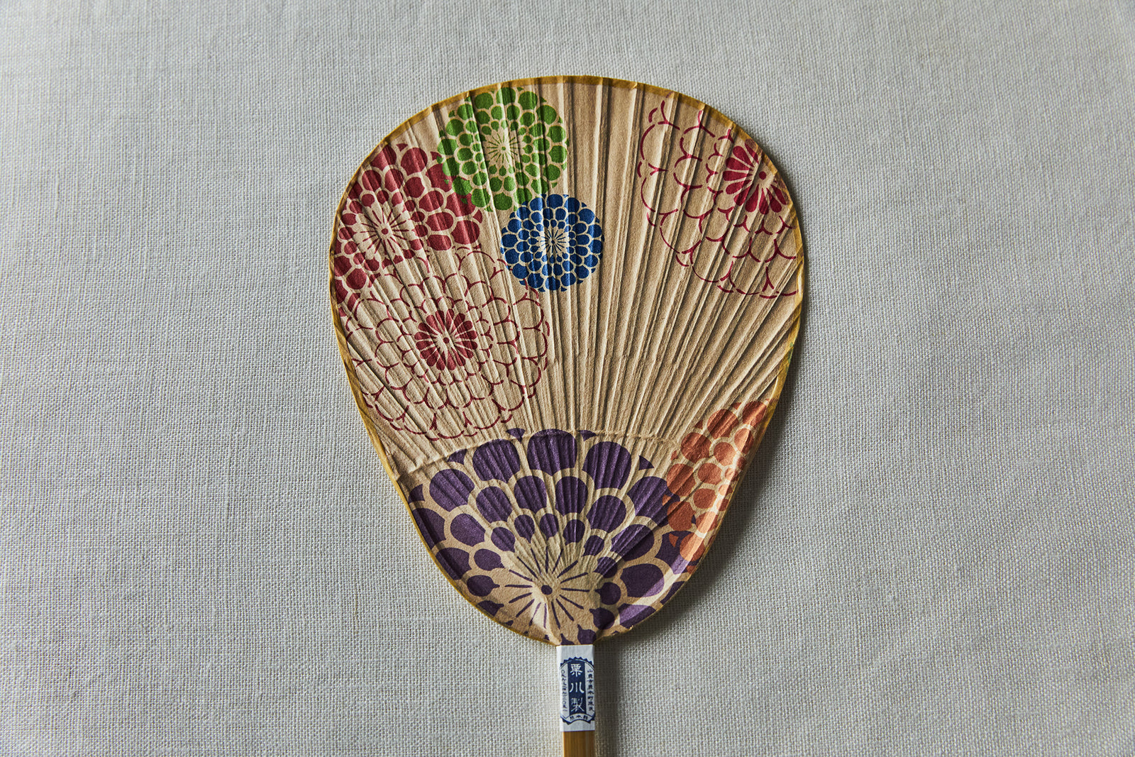 栗川商店の渋うちわ 仏扇 無地 / 柄 – いちじつ - ともに生きる、道具
