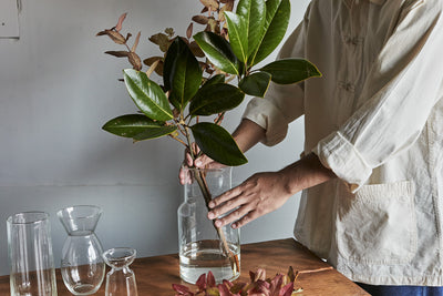 リューズガラス フラワーベース ネック